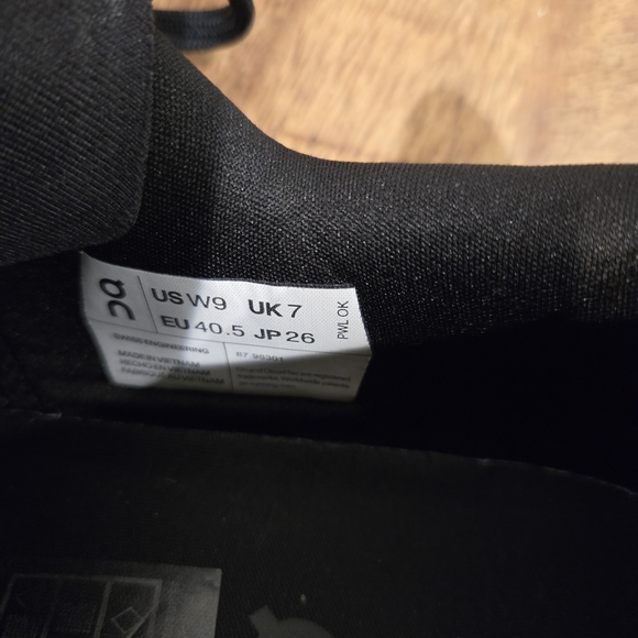 On Running Black and Gray Sneakers - Picture 7 of 8